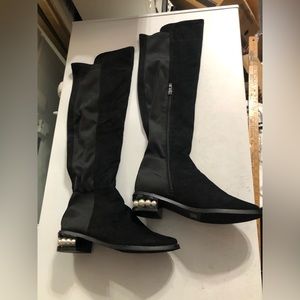 Hot Kiss Black Over the Knee Boots